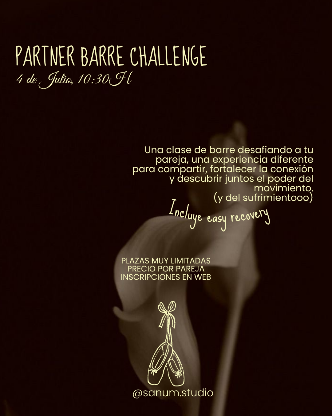 PARTNER BARRE CHALLENGE - 4 JULIO